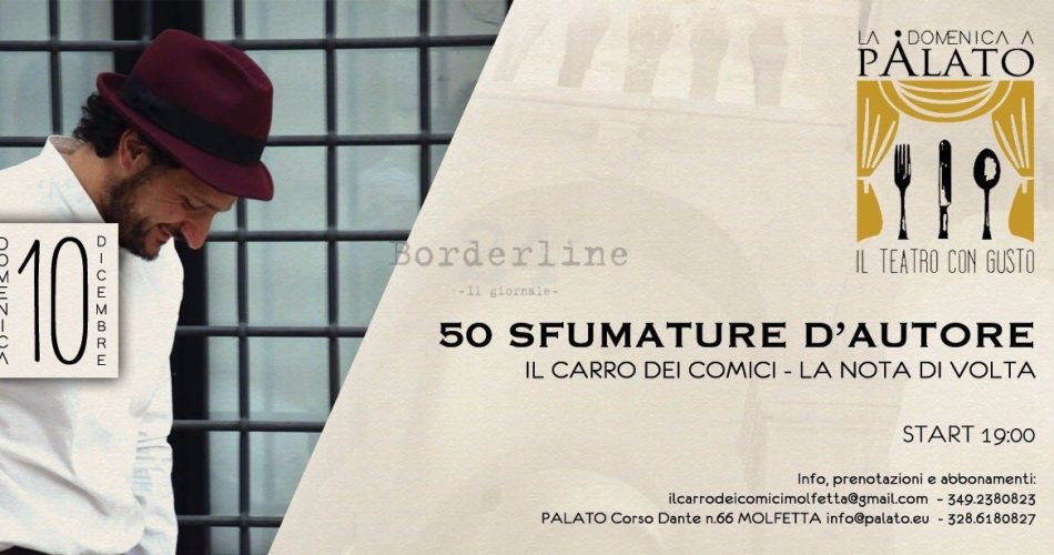 50 sfumature di musica italiana a molfetta 10 dicembre 2017