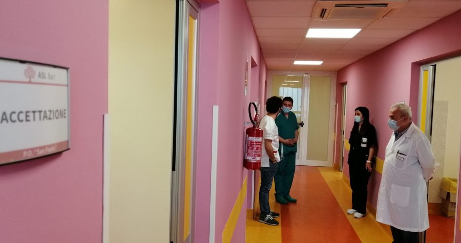 Area pre-ricovero - accettazione