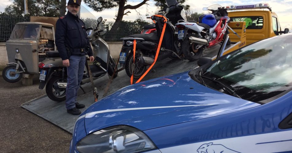 Moto rubate (Operazione polizia)