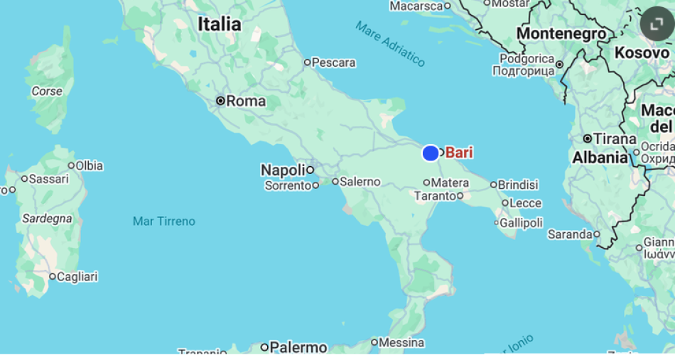 Bari mappa