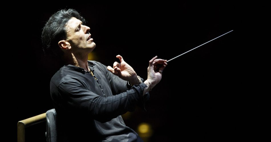 Roma, 12 07 2018 Auditorium Parco della Musica. Stagione Estiva: EZIO BOSSO NUOVI MONDI, Orchestra dell'Accademia Nazionale di Santa Cecilia,
Ezio Bosso direttore
Luigi Piovano violoncello. ©Musacchio&Ianniello