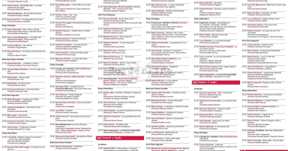 Calendario completo libro possibile