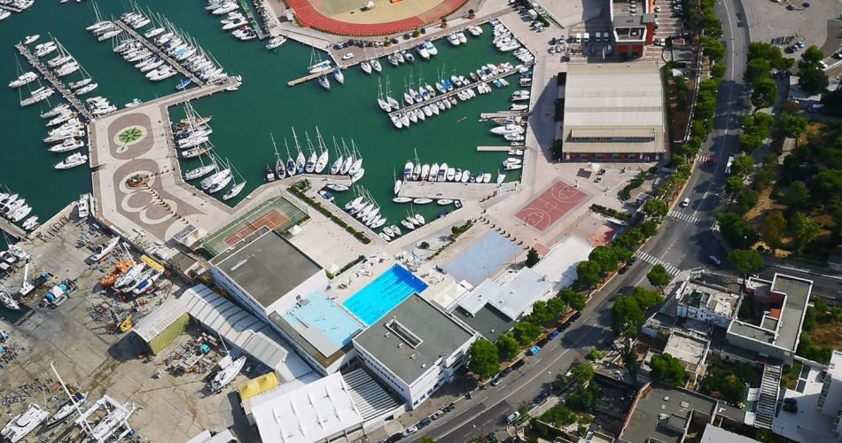 Dall'alto cus centro universitario sportivo