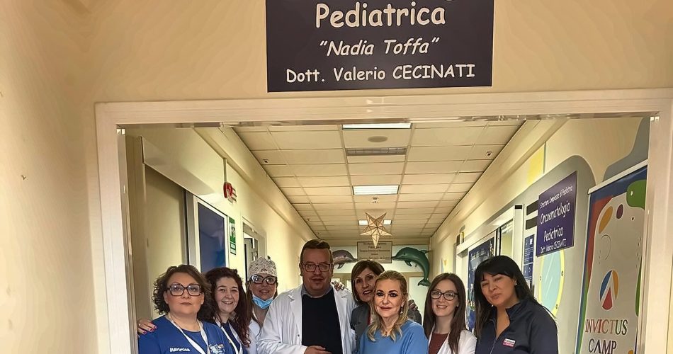 Donazione Pigiama Run al reparto reparto di Oncoematologia Pediatrica