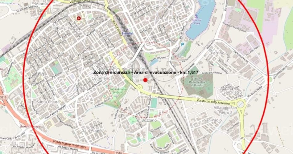 evacuazione brindisi