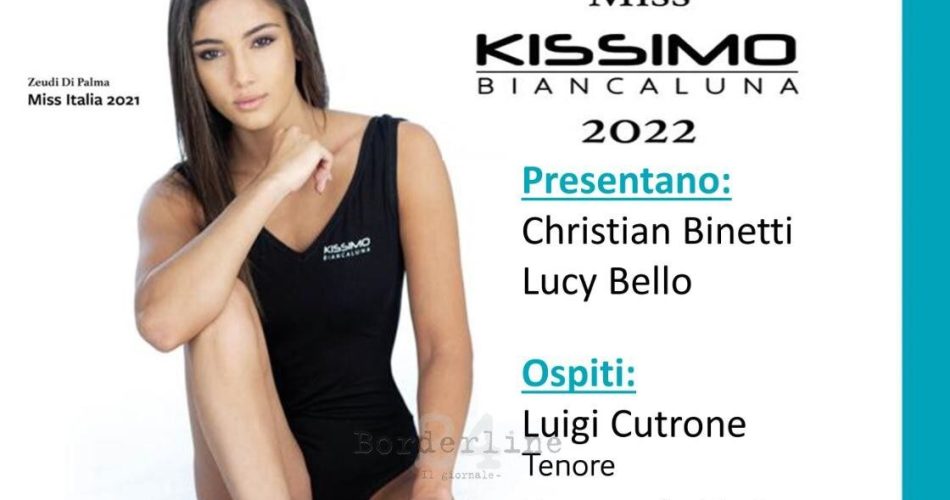 Finale Miss Kissimo Biancaluna Puglia