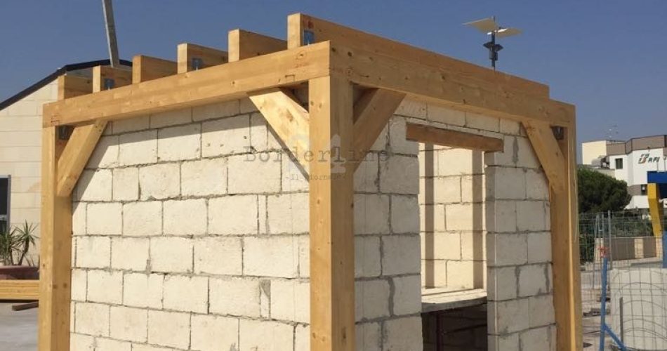 Foto primo modulo tecnologia calce-canapa