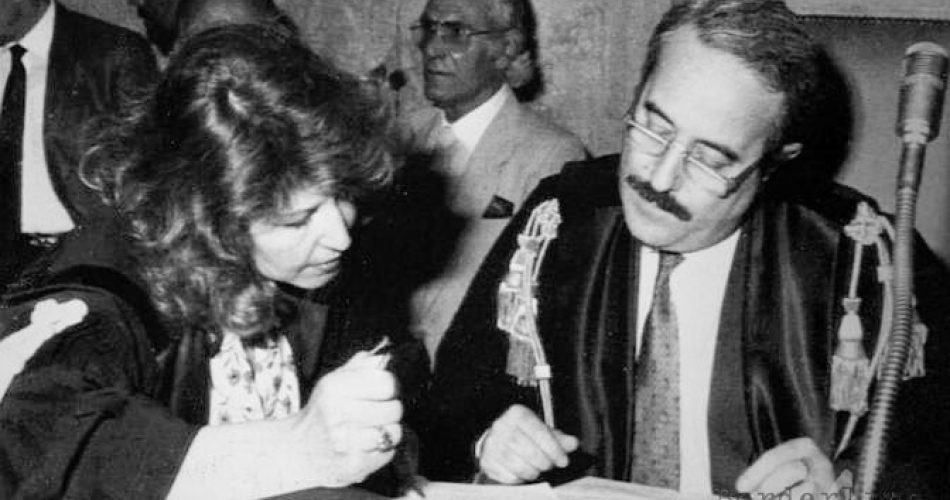 Il Magistrato Giovanni Falcone e la moglie (e collega) Francesca Morvillo