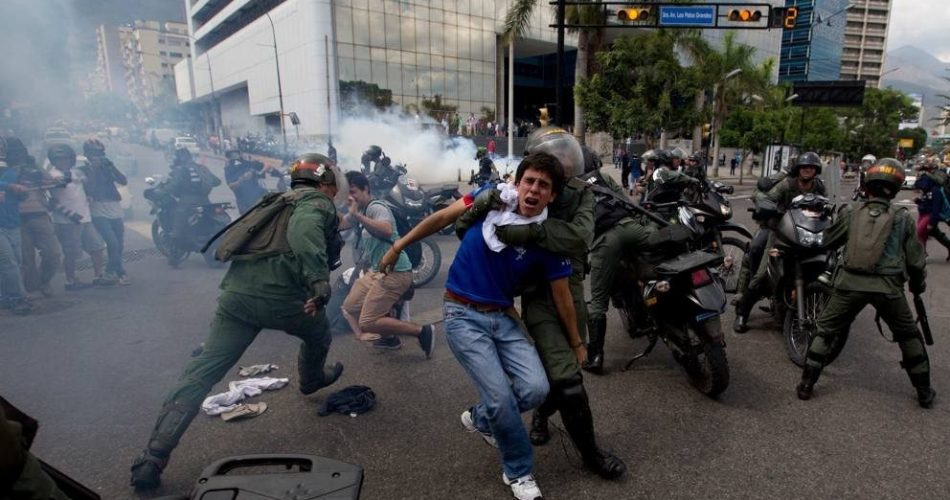 Gli scontri in Venezuela