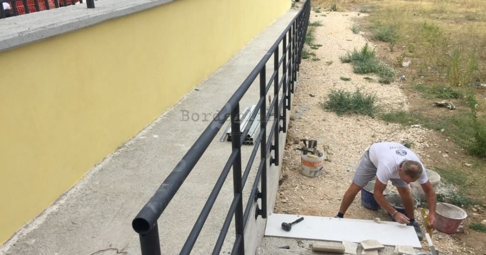 I lavori nell'area di via Gargasole