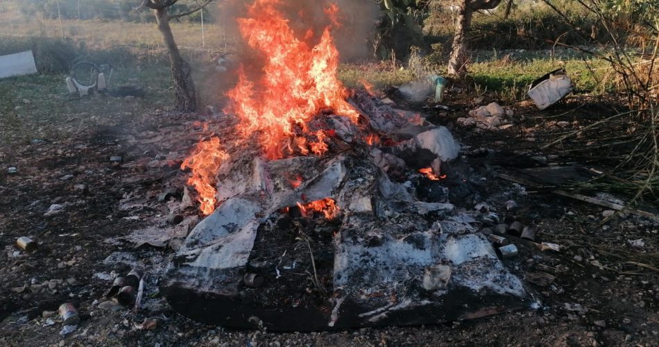 incendi roghi ceglie