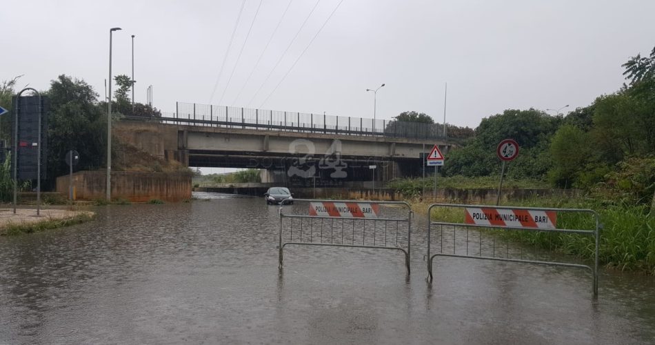 allagamenti maltempo bari