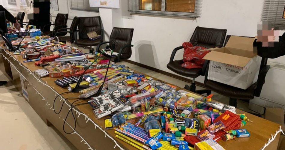 Botti sequestrati bari
