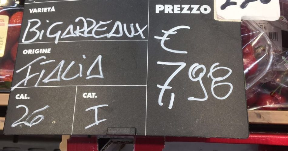 Crisi ciliegie di Puglia