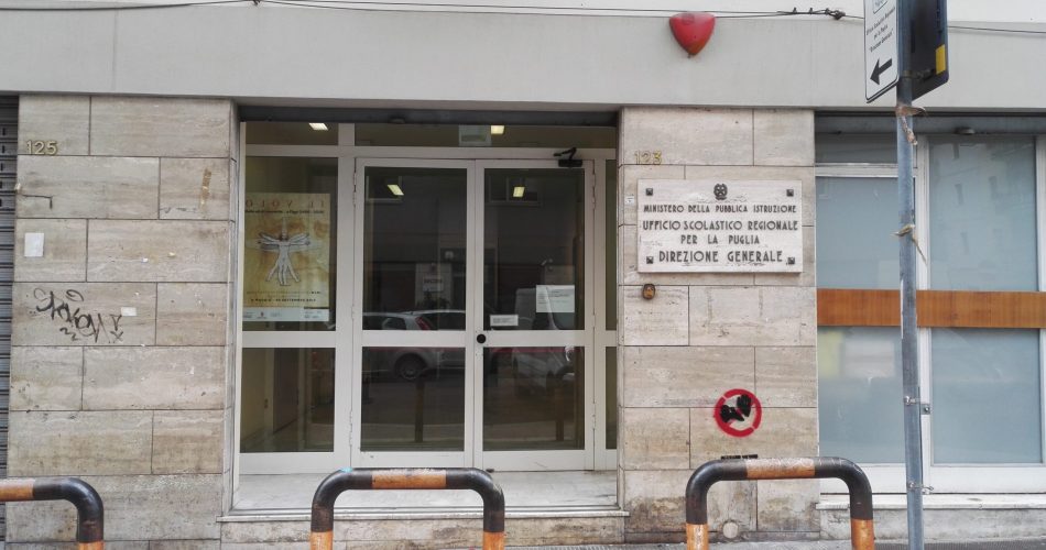 L’ufficio scolastico regionale della Puglia La sede dell'ufficio scolastico regionale della Puglia