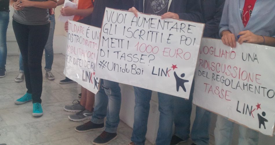 La protesta degli studenti