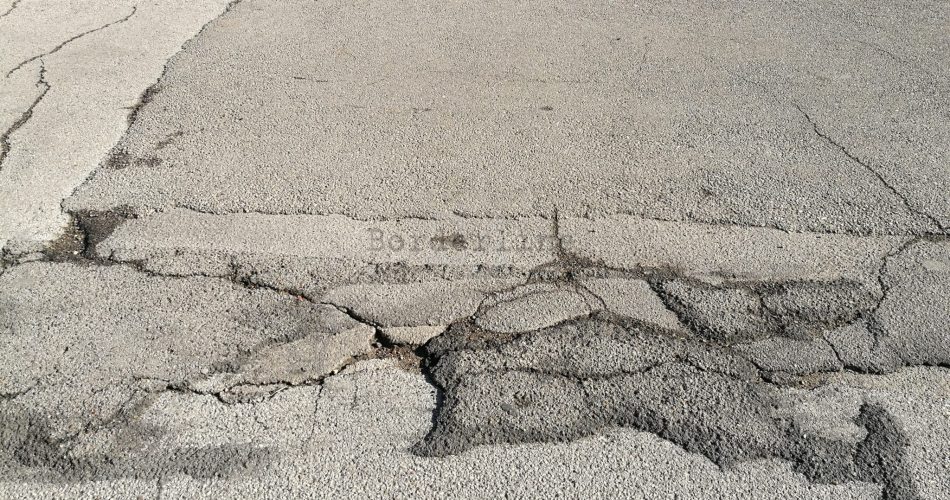 strada rotta via ligonzo