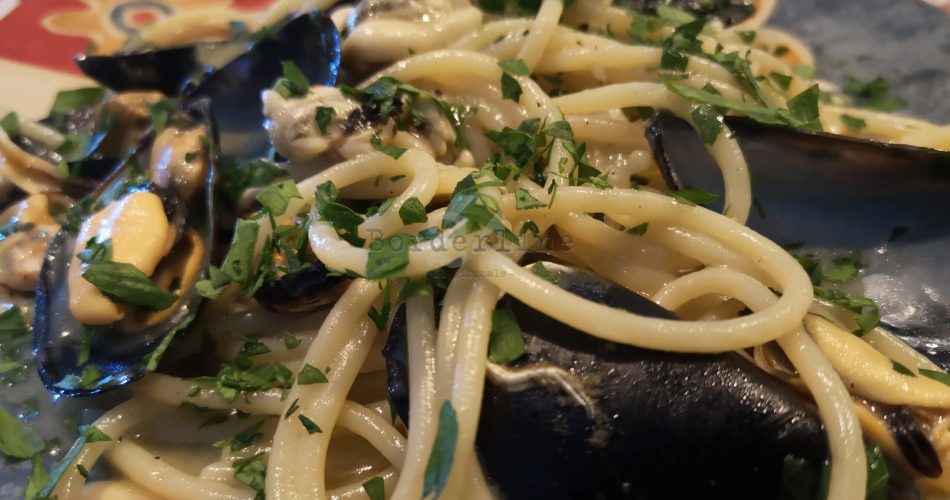 spaghetti con le cozze