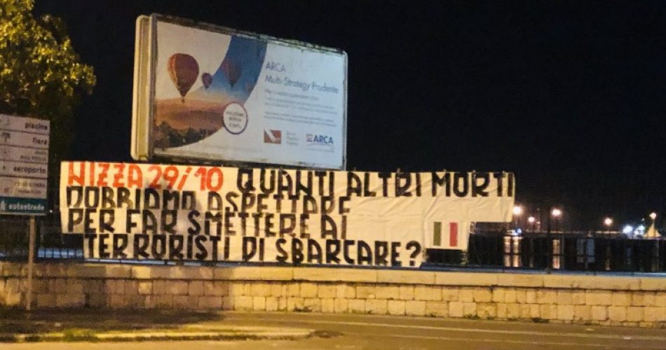 striscione nizza