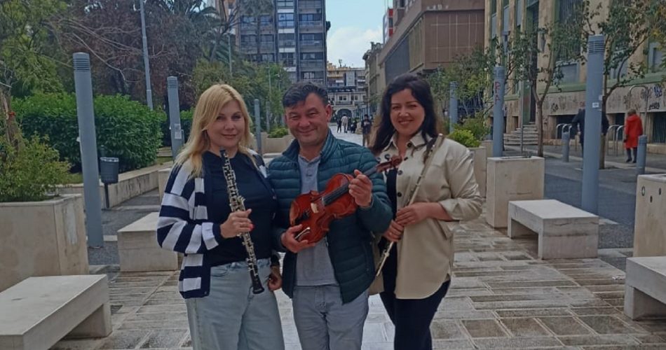 Ihor Barynin, Elena Kushchii e Anna Rzhevskaya