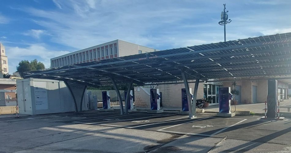 Il dimostratore del progetto Progressus realizato nel Porto di Bari