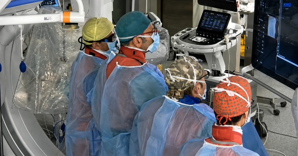 Il prof Angiletta in sala ibrida per intervento