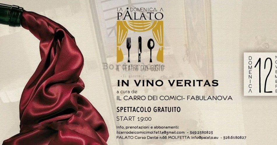In vino veritas locandina