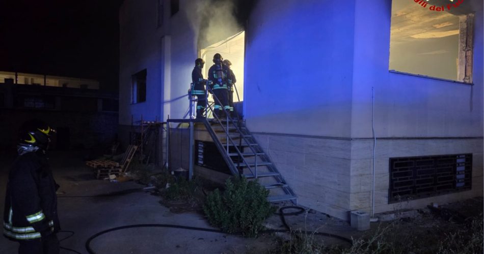 Incendio ruvo