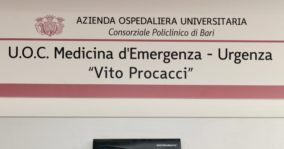 Intitolazione Pronto soccorso Policlinico di Bari a Vito Procacci (11)