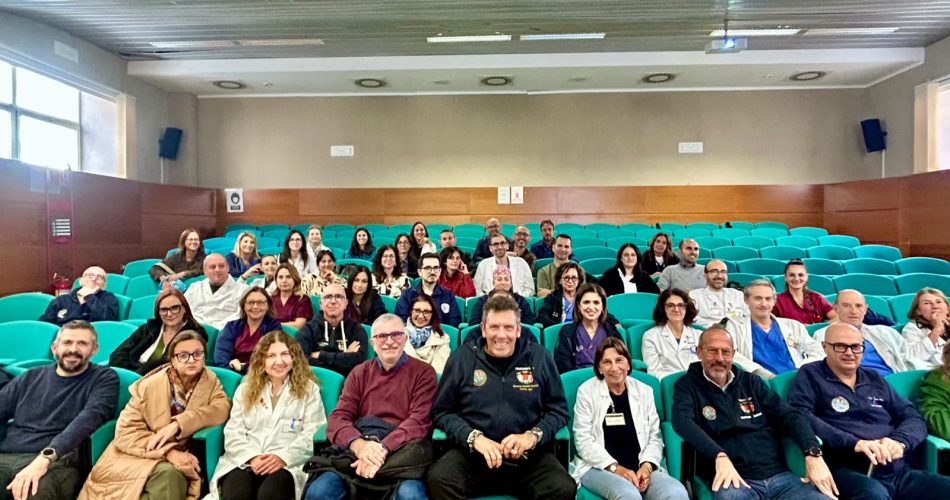La direzione con il team dei coordinatori oncologici dei reparti