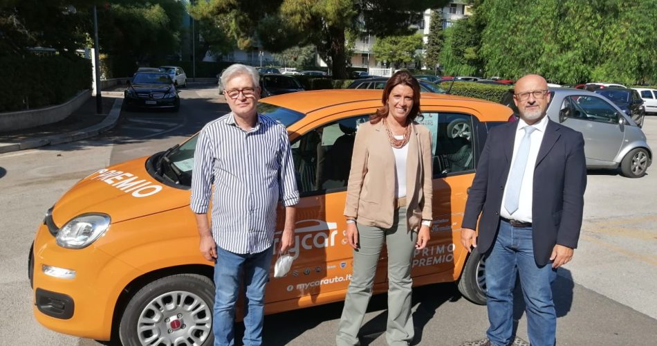 La nuova Fiat Panta, vinta alla lotteria dei commercianti