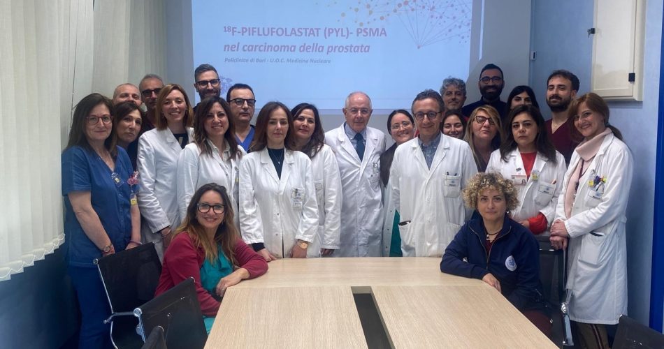 L'equipe della medicina nucleare del Policlinico di Bari