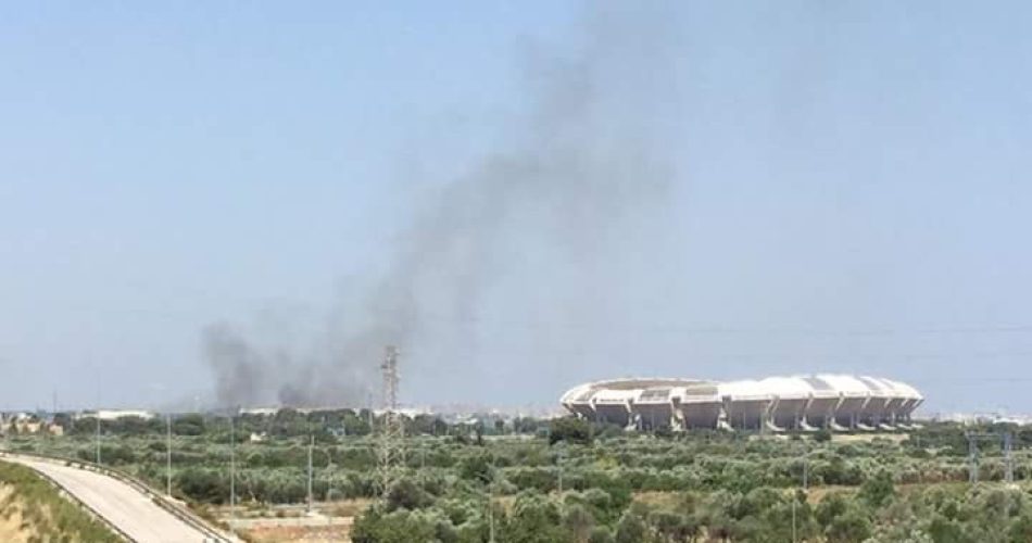 L'incendio di stamattina