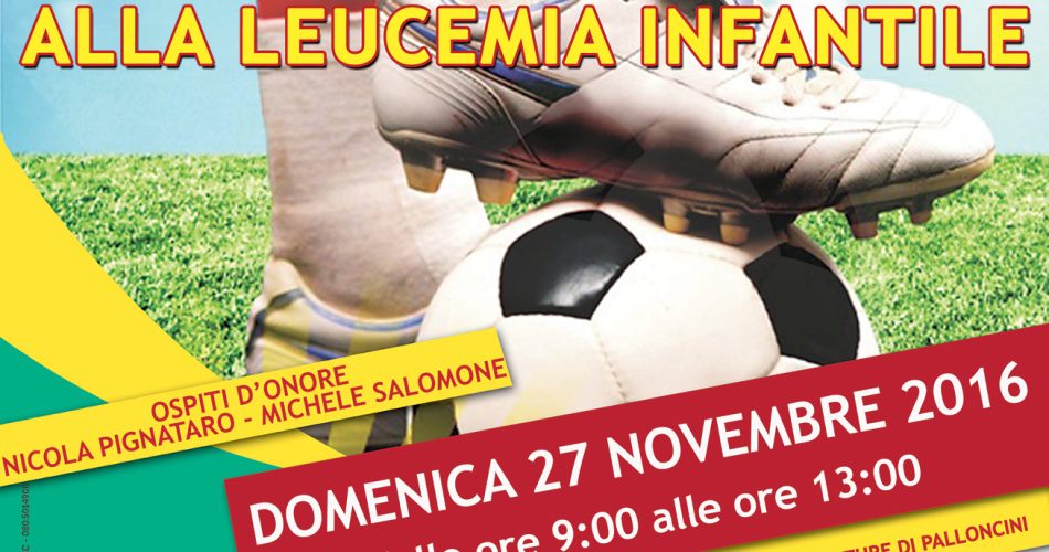 Locandina Un Calcio Alla Leucemia Agebeo