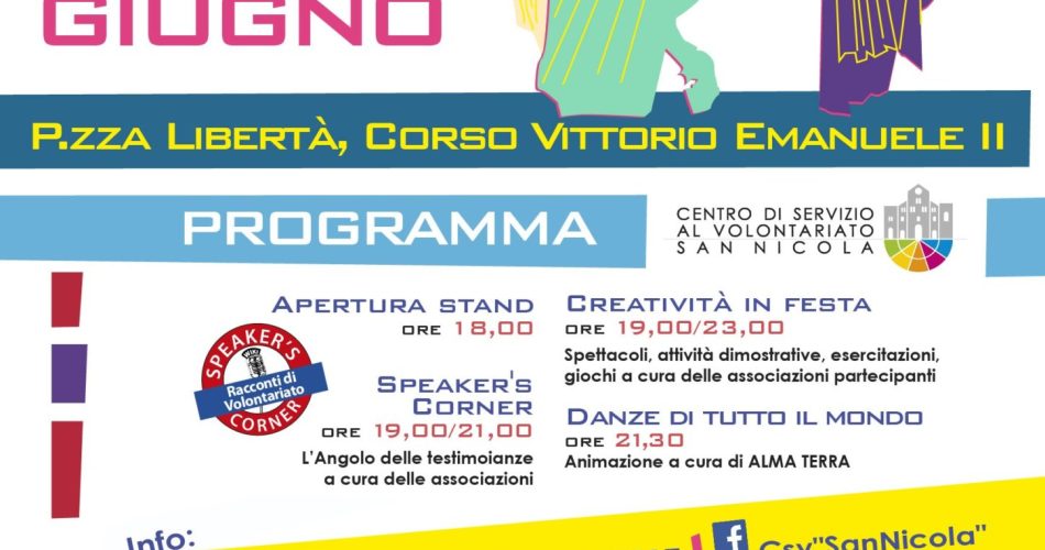 Locandina Volontariato in Piazza