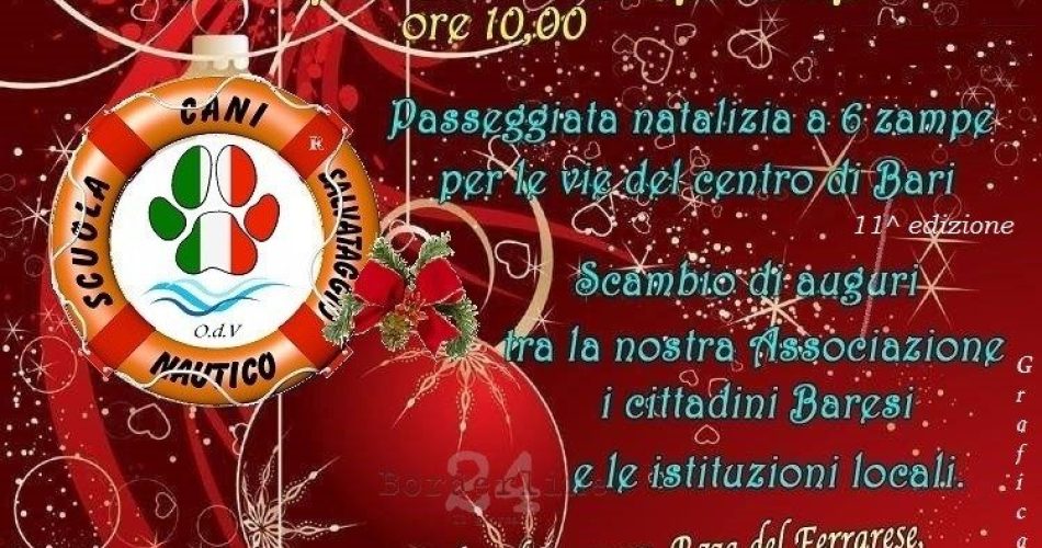 Locandina passeggiata natalizia 2022