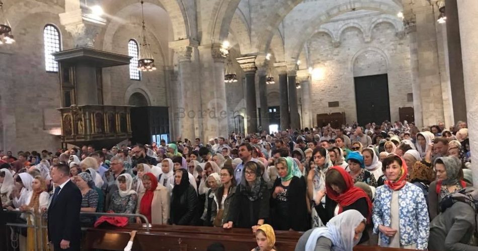 Momenti solenni celebrazioni ortodosse. Basilica di Sannicola.