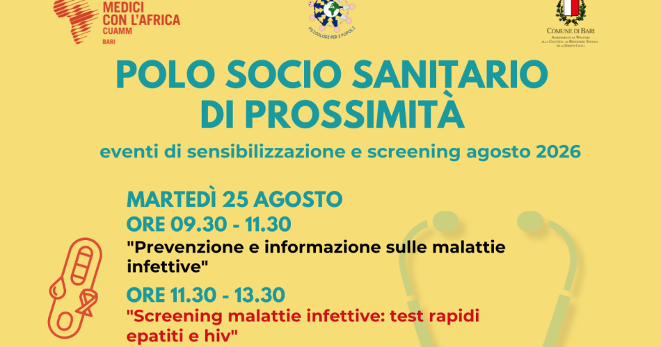 PSSP - Locandina incontri agosto 2026