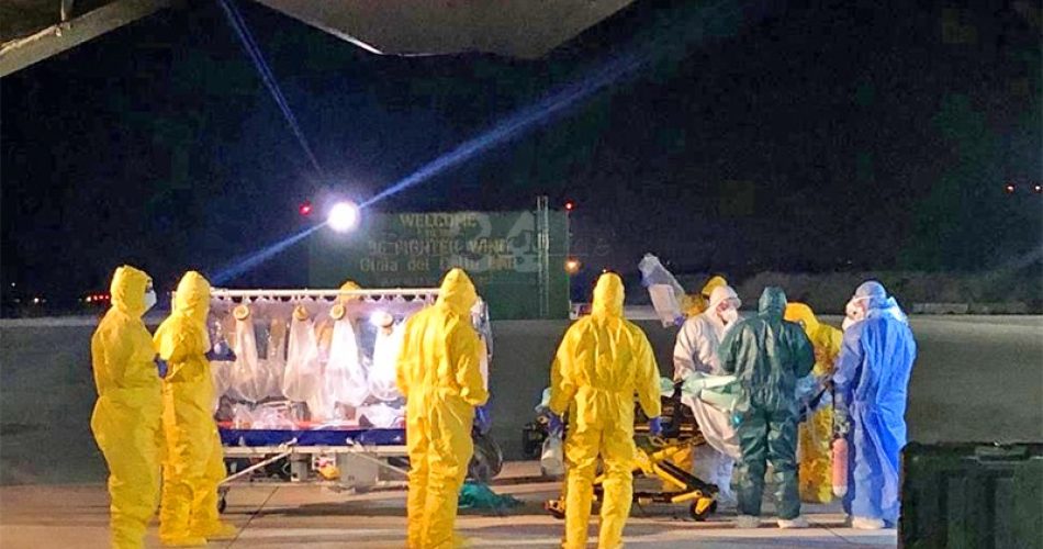 Paziente-covid-Bergamo-arrivo-aeroporto-verso-Miulli-big coronavirus