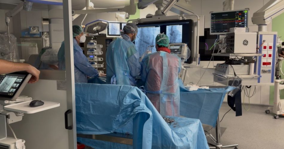 Procedura emodinamica Policlinico di Bari