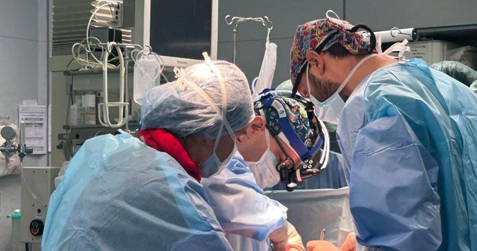 Sala operatoria trapianto cuore