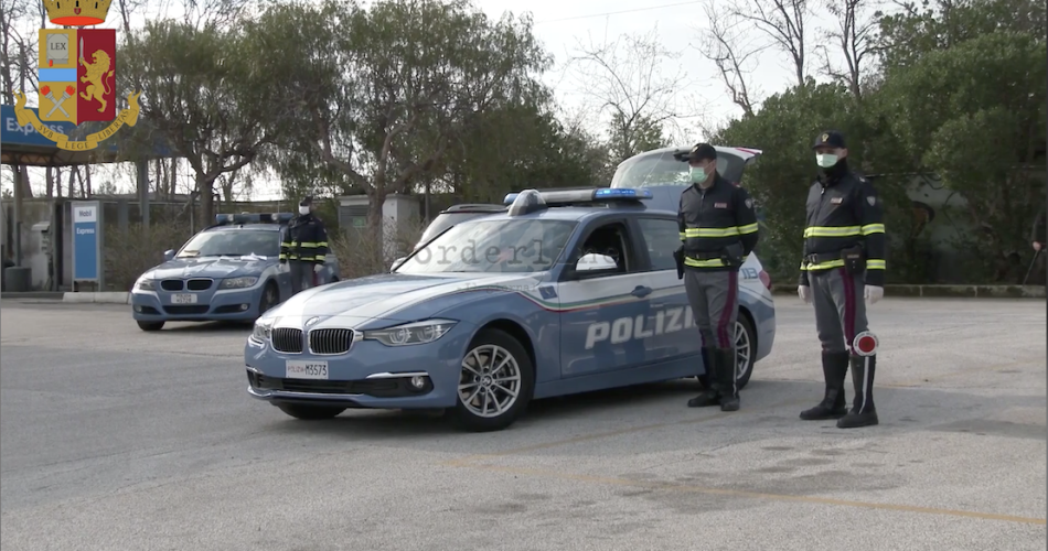 polizia controlli coronavirus