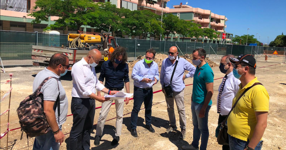 Sopralluogo Galasso nuova rotatoria Palese