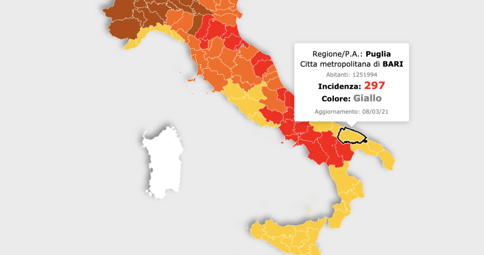Grafico basato sui dati di Ministero della Salute, Istituto Superiore di Sanità, Agenas, Areu, OnData. Infografica di Paolo Spada