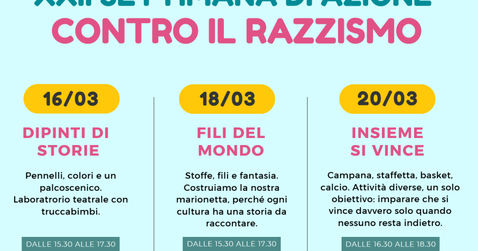 Settimana contro il razzismo