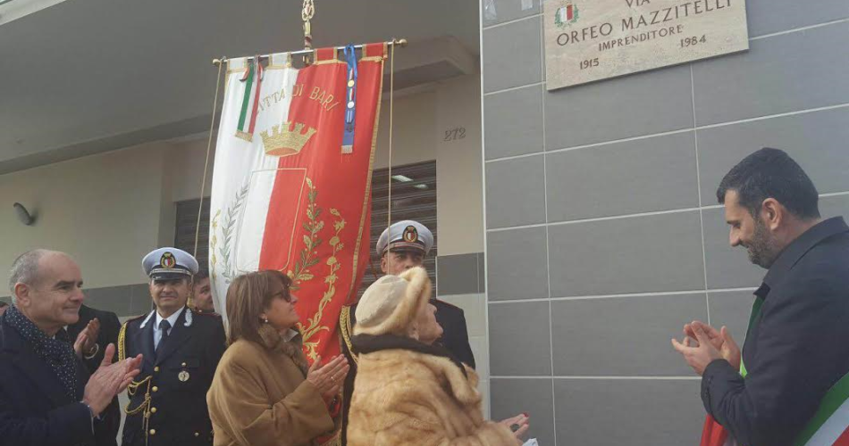 Strada dedicata a Orfeo Mazzittelli