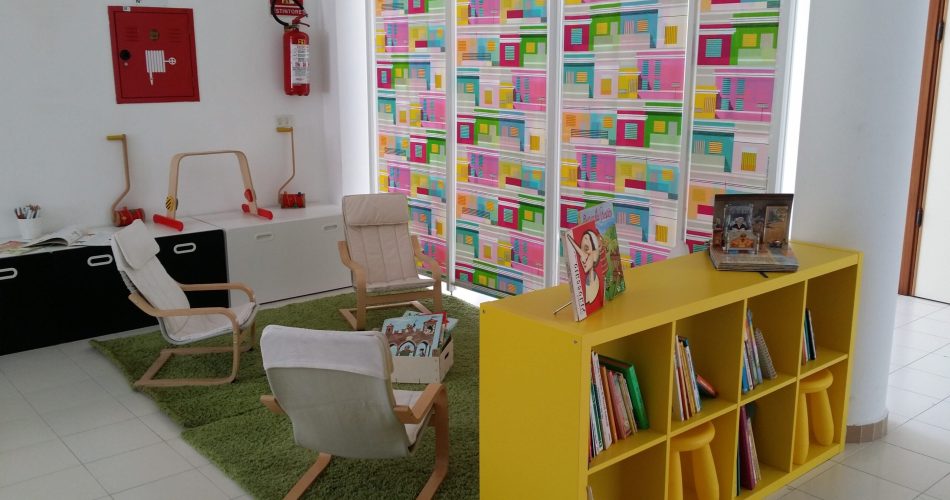 Un angolo della sala lettura