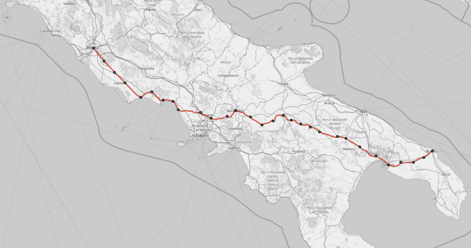 VIA APPIA ROMA BRINDISI