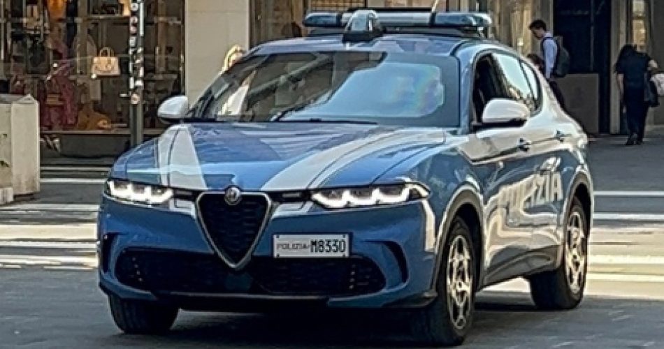 Volante centro polizia