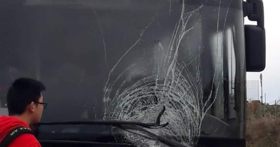 Vetro rotto bus